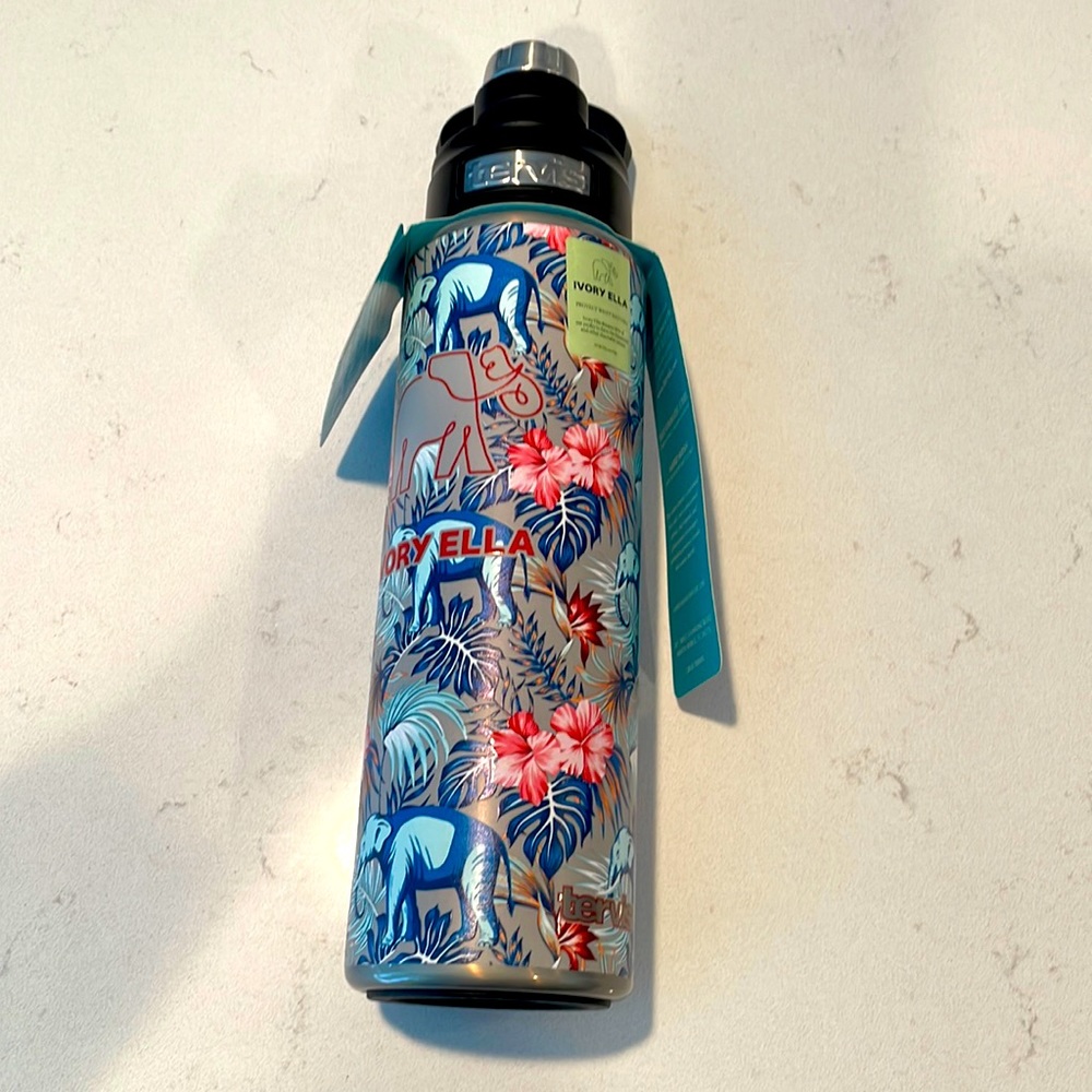 Ivory Ella Tervis Duluxe 24 Oz Water Bottle